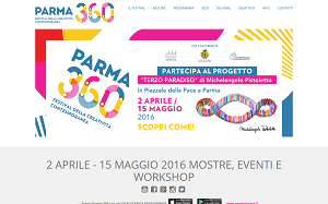 Il sito online di Parma 360 Festival