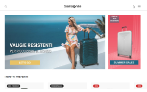 Visita lo shopping online di Samsonite