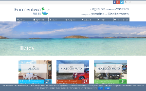 Il sito online di Formentera web