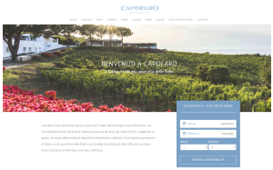 Il sito online di Capofaro Resort