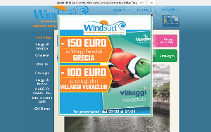 Il sito online di Windsurf viaggi