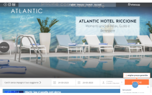 Il sito online di Atlantic Hotel riccione