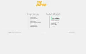 Il sito online di Line Express