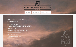 Il sito online di Ferrara sotto le stelle