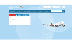 Il sito online di Bulgaria Air