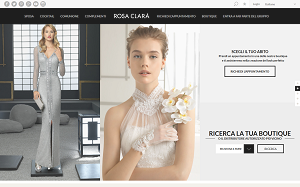 Il sito online di ROSA CLARA