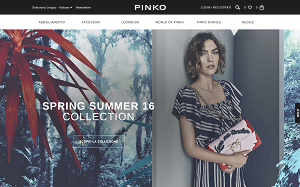 Il sito online di Pinko
