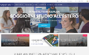 Il sito online di Kaplan International Collegs