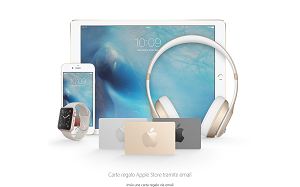 Visita lo shopping online di Apple Carte regalo