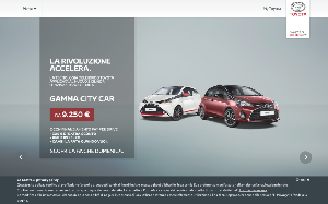 Il sito online di Toyota