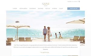 Il sito online di Sani Resort