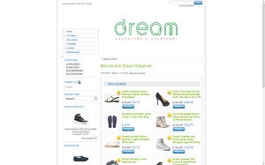 Il sito online di Dream Calzature