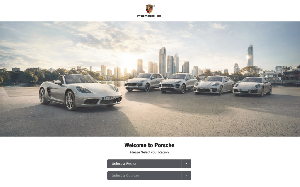 Il sito online di Porsche