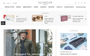 Il sito online di Slowear