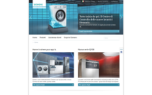 Il sito online di Siemens