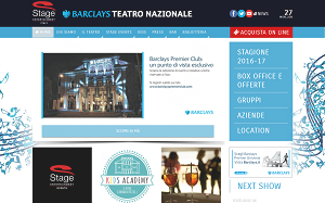 Il sito online di Teatro Nazionale