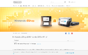 Il sito online di Nintendo eShop