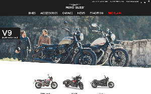 Il sito online di Moto Guzzi