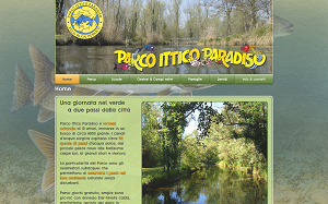 Il sito online di Parco Ittico Paradiso
