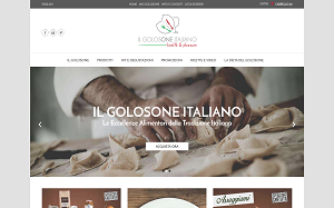 Il sito online di Il Golosone Italiano