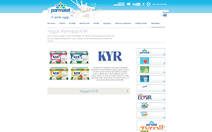 Il sito online di Yogurt Kyr