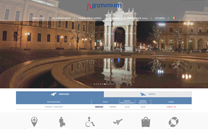 Il sito online di Aeroporto Internazionale di Rimini