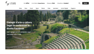 Il sito online di Galleria degli Uffizi