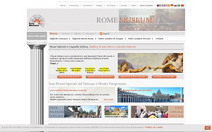 Il sito online di Roma museum