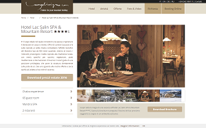 Il sito online di Hotel Lac Salin Livigno