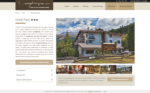 Il sito online di Hotel Parè Livigno