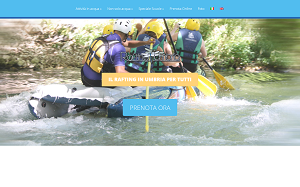 Il sito online di Rafting Umbria