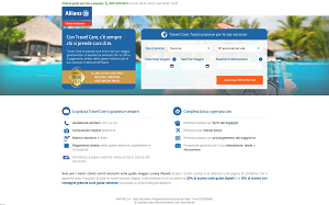 Il sito online di Allianz Global Assistance