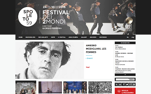 Il sito online di Festival dei 2 Mondi
