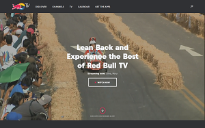 Il sito online di Red Bull TV