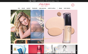 Il sito online di Shiseido