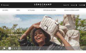 Il sito online di Longchamp