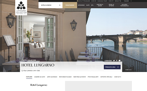 Il sito online di Hotel Lungarno