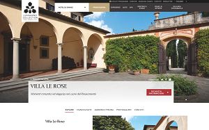 Il sito online di Villa Le Rose Firenze