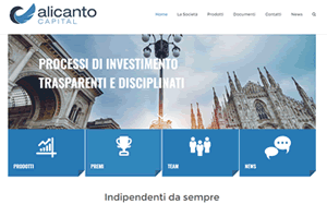 Il sito online di Alicanto Capital
