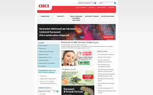 Il sito online di OKI