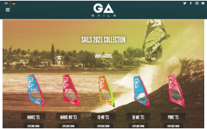 Il sito online di Gaastra Sails