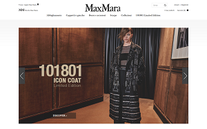 Il sito online di MaxMara