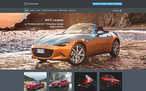 Il sito online di Mazda