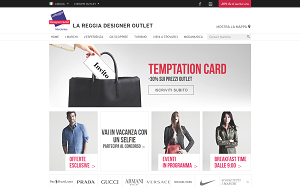 Visita lo shopping online di La Reggia Designer Outlet