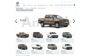Il sito online di Volkswagen Veicoli Commerciali