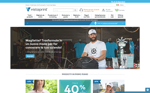 Il sito online di Vistaprint