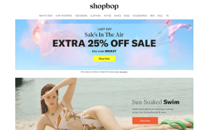 Il sito online di Shopbop