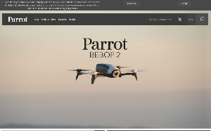 Il sito online di Parrot