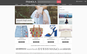 Il sito online di Fashiola