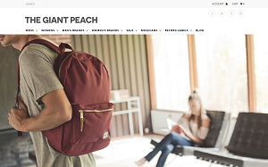 Il sito online di The Giant Peach